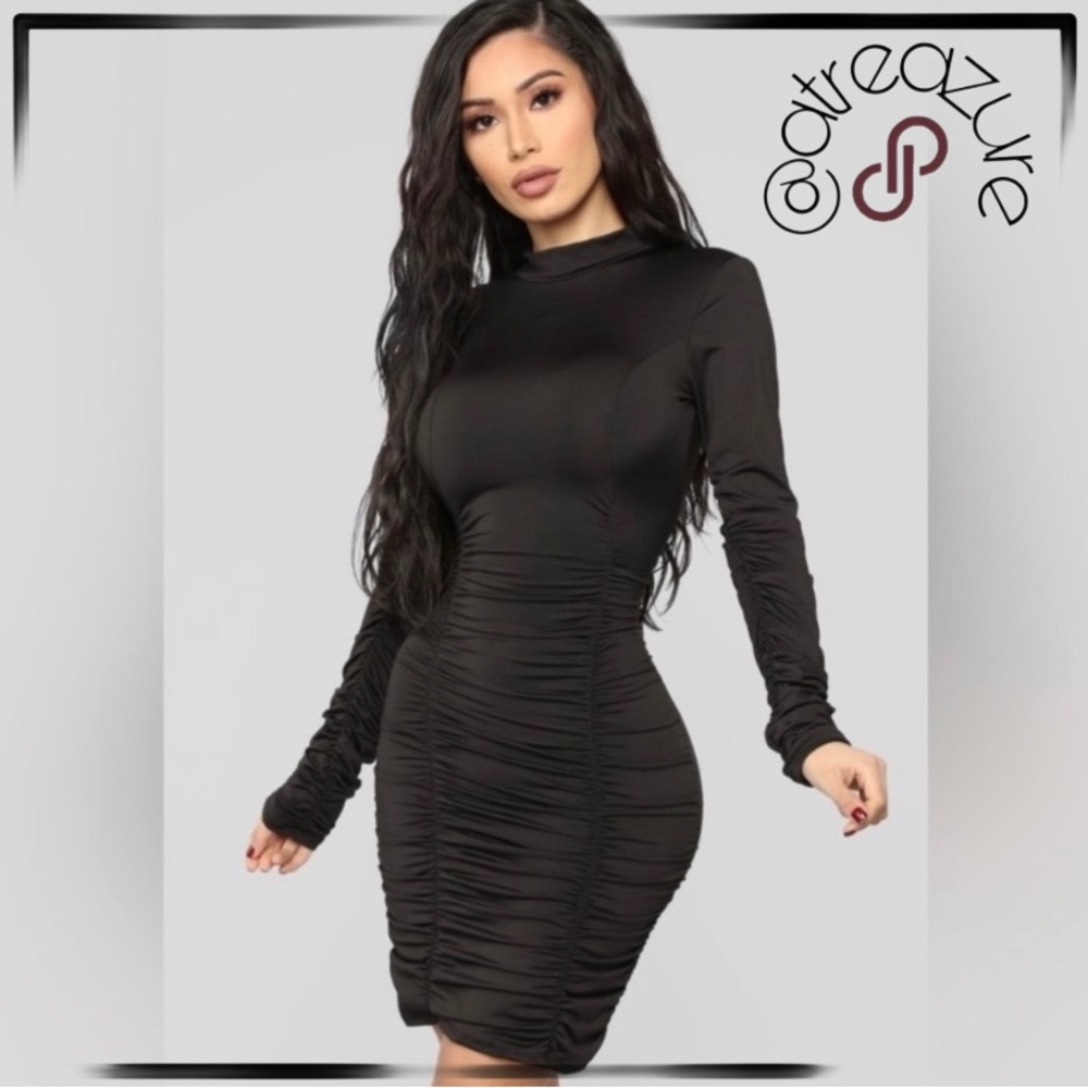🆕 FashionNova Ruched Mini Dress